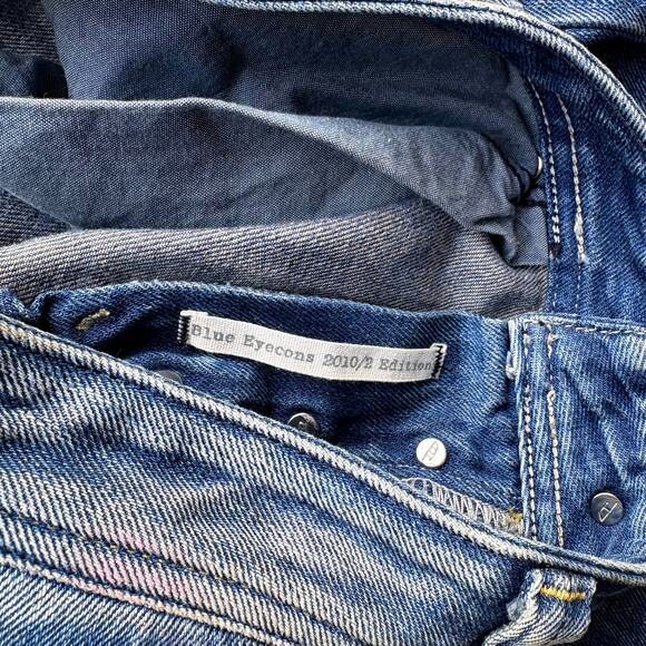 Crazy Diesel Brand Washed Blue Jeans - Picture 10 of 12